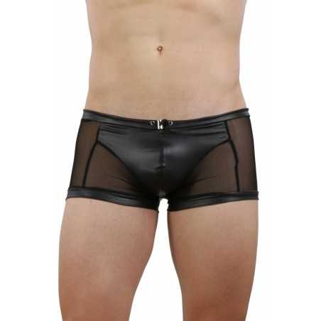 Jadelingerie 91, 92 et 77 Boxer Homme Wetlook Micro Résille