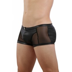 Jadelingerie 91, 92 et 77 Boxer Homme Wetlook Micro Résille