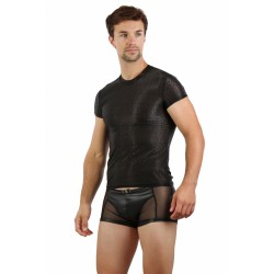 Jadelingerie 91, 92 et 77 T Shirt Noir Homme- Légèrement