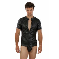 Jadelingerie 91, 92 et 77 Chemise Homme Simili Cuir Manches