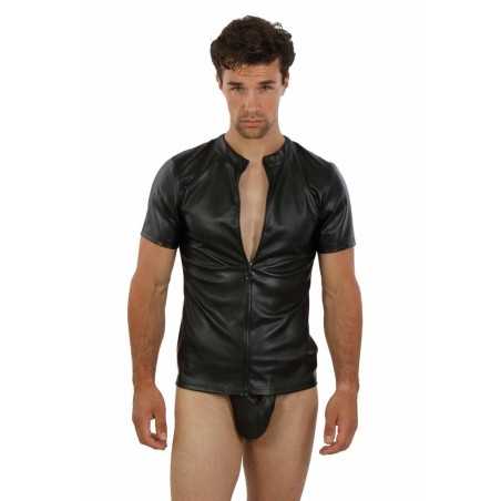 Jadelingerie 91, 92 et 77 Chemise Homme Simili Cuir Manches