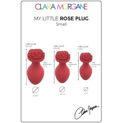 Jadelingerie 91, 92 et 77 My Rose Silicone Plug en forme de rose