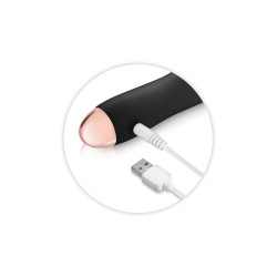 Jadelingerie 91, 92 et 77 Rocket Vibromasseur profilé USB Noir